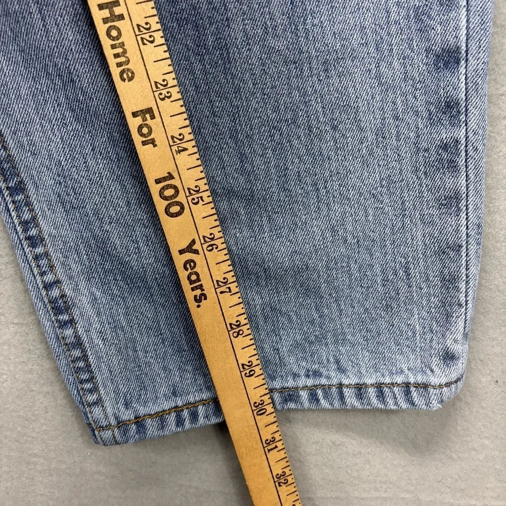 Levi's 550 jeans mens 40x30 light wash straight Leg Blue Denim‎ Biker Workwear